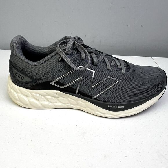 New Balance 680 Foam Fresh Shoes Mens Size 10.5 M680LG8 Gray Running Athletic